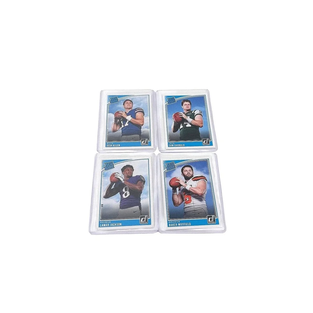 NFL Rookie Card Lot Josh Allen Lamar Jackson Baker Mayfield Sam Darnold